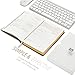 Little More Undated Daily Planner - Helps you Set Goals, Increase Productivity & Manage Time - Includes Calendar Stickers - Hourly Undated Planner, Notebook & Agenda - A5 (5.5”x8.5