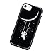 LARTEEN Astronaut Riding a Swing Tethered to The Moon Soft Flexible Jellybean Gel TPU Case for iPhone SE 3rd / SE 2nd / iPhone 8 / iPhone 7 / iPhone 6S / iPhone 6