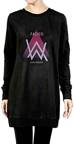 Yianen Women's Alan Walker Long Sleeve Hooded Sweatshirt