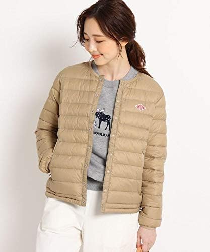 Amazon デッサン ダウンジャケット コート Danton クルーネックインナーダウン G レディース ライトベージュ 051 01 コート ジャケット 通販