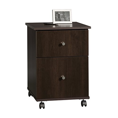 Sauder File Cart, Cinnamon Cherry Finish