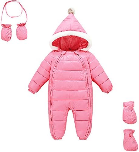 WisBiBi Winter Down Baby Romper Jumpsuits Ulta Light Coat For 12-36 Months Baby