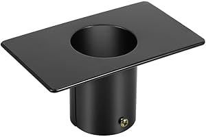 Vindar Rain Chains Gutter Adapter Rain Chain Gutter Installation MG0230 Metal Finished Black Powder Coated Standard Gutter Adapter