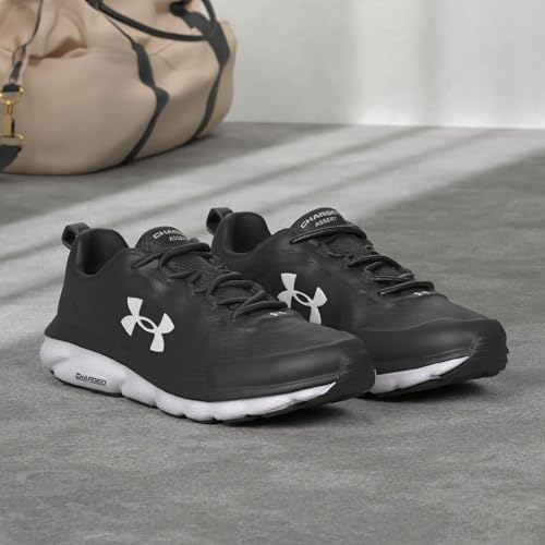 Under Armour Men's Charged Assert 9, Black (001)/White, 9.5 M US - Image 5