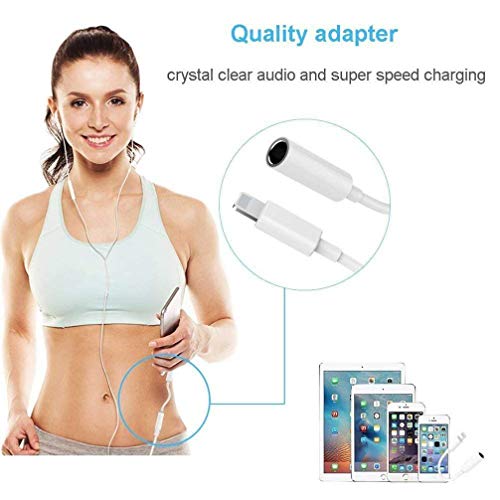 image for turelar for iPhone Headphone Adapter Dongle Connector for iPhone Xs/Xs