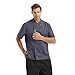 TopTie Unisex Short Sleeve Chef Coat Jacket, Dark Gray