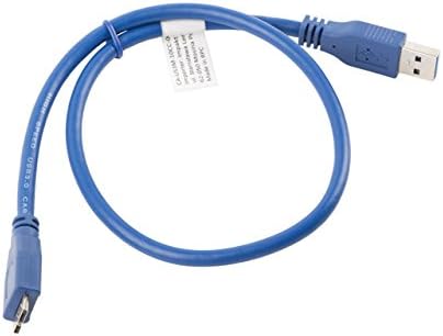 lanberg/ca US3 M 10cc/0005 B USB 3.0 A Male to USB Micro B Male Cable - 50 Cm Blue, 0.5 meters