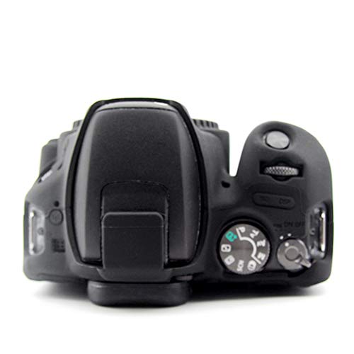 Schwarz Silikon-Schutzhülle Kameratasche Rubber Case Schutzhülle für Canon EOS 250D 200D / Rebel SL2 / Kiss X9 – Bild 4