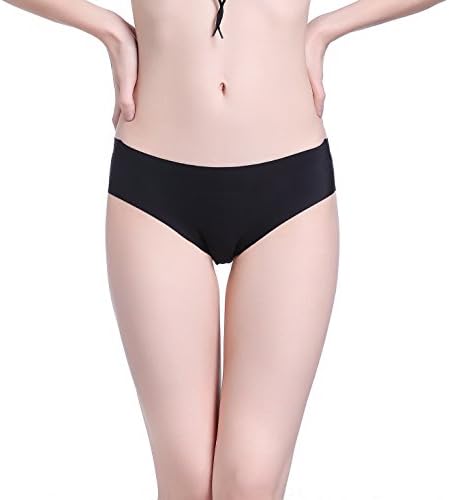 PIDAY Women's Seamless Underwear Hipsters Panties 4 Pack