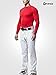 TSLA Men's UPF 50+ Mock Long Sleeve Compression Shirts, Athletic Workout Shirt, Base Layer for Water Sports, BLM Edition Red, Medium