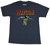 Marvel Logan Wolverine X-men Six Blades T-shirt