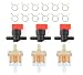 MOTOKU 1/4" in Line Fuel Gas Filters Shut Cut Off Valves Clamps for Briggs & Stratton 493960 494768 698183 Maico Husqvarna KTM Ossa Trial Bultaco Yamaha Motorcycle Lawn Mower Tractor