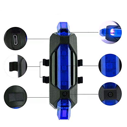 image for Glumes Bike Rear Light USB Rechargeable｜Ultra Bright Powerful Safety