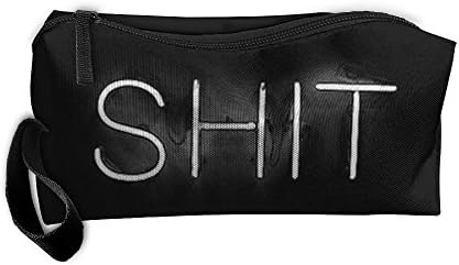 DHIU5W The Word Of Shit Cosmetic Toiletry Bag Makeup Pouch Travel Hanging Organizer Bag Portable Storage Bag