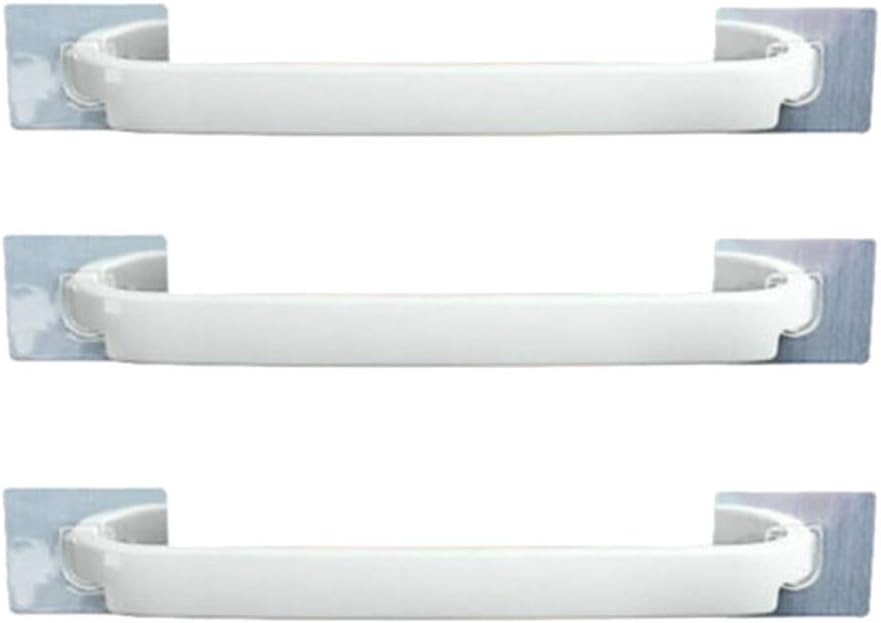 FBGood 3 Piece SelfAdhesive Wall Mounted Towel Rail for Kitchen and