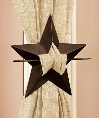 Set Of 2 Star Curtain Metal Tie Backs By Curtain Tieback Buy
