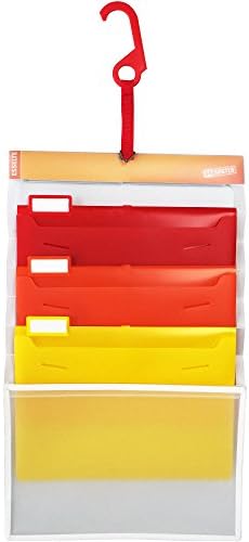 Esselte エセルテ ソーテッド3段 3wayファイル 3ポケット 見出しラベル付 壁掛けファイル 書類収納 壁掛けポケット 書類整理 吊り下げフック ウォールポケット クレジットカード明細 領収書 請求書 カタログ パンフレット 取扱説明書 病院書類 クーポン お手紙 封筒