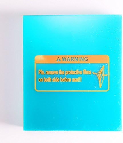 Athelmet 7-Pack Replacement Outside Lens Filter Covers 4.5"X5.25"X0.04" for Solar Auto Darkening Welding Helmet