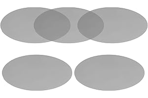 NUOBESTY Light Dimming Stickers 5Pcs Black 100Mm Round Gel Light Filter for LED Spotlights Ambient Lighting