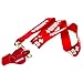 BLARIX Guard Whistle and Lanyard with Print (Red and Red)