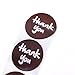 BCP 800pcs 1 1/2inches Dark Brown Round 