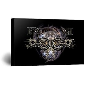 Wall26-Canvas Wall Art-Robots-Giclee Painting Wall Bedroom Living House Decoration Home Art - 12x18 inches