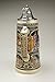 Beer Mug by King - Old Heritage CoA and Landmarks Relief Colored Beer Stein (Beer Mug) 0.75l Limited