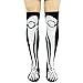 DEI Halloween Skeleton Bones Knee Socks