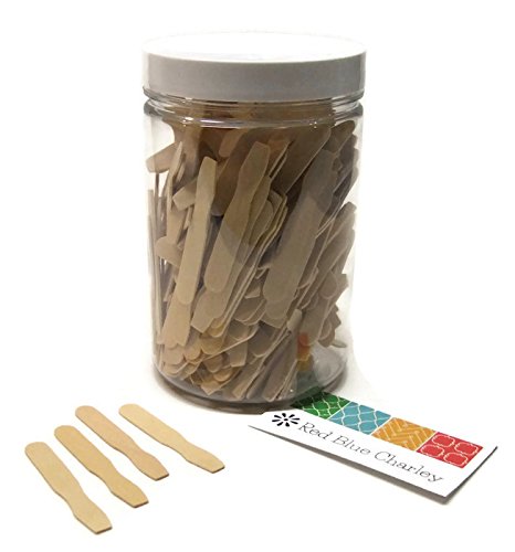 500 Wooden Cosmetic Spatulas with Container