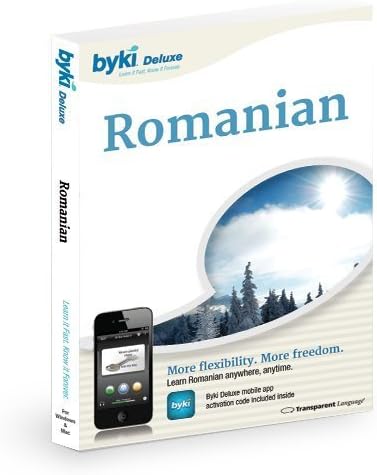 Byki Romanian Language Tutor Software &amp; Audio Learning CD-ROM for Windows &amp; Mac
