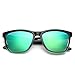 ELITERA Women Sunglasses Famous Lady Designer Gradient Colors Polarized Glasses UV400 E0717 (Black&Green, 53)