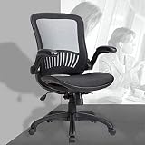 BestOffice Executive Rolling Swivel Ergonomic Computer Lumbar Support Task Mesh Desk Chairs for Women, Men, Black