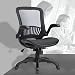 BestOffice Executive Rolling Swivel Ergonomic Computer Lumbar Support Task Mesh Desk Chairs for Women, Men, Black primary