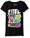 Fifth Sun Big Girls' Dance Inspired Graphic T-Shirt, Black Colorful, Medium/7-8