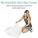 Xtra-Comfort Leg Elevation Pillow for Sleeping, Swelling, Post Surgery - Memory Foam Bed Wedge Pillow- Support Cushion for Pregnancy, Leg, Foot Rest