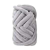 SHZONS 25M Soft Chunky Core Yarn Bulky Knitting Wool Yarn DIY Hand Woven Blanket Scarves Hats Core Yarn