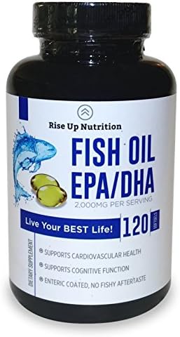 Omega3 Fish Oils In FishOil Capsules 2000mg 2 Month Supply Better than Optimen Burpless Capsules for Men | Women | Kids | Best Fish Oil Supplement |