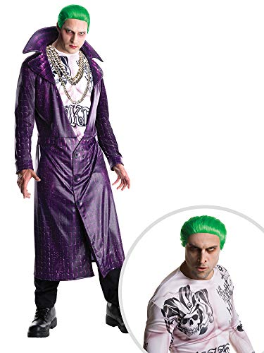 Suicide Squad Joker Costume Kit Deluxe Adult Standard with Wig