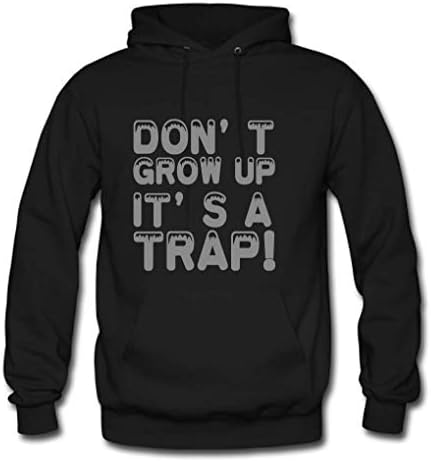Bernie Gresham Don't Grow Up It's a Trap Hoodie Sweatershirt Neutral Sweater