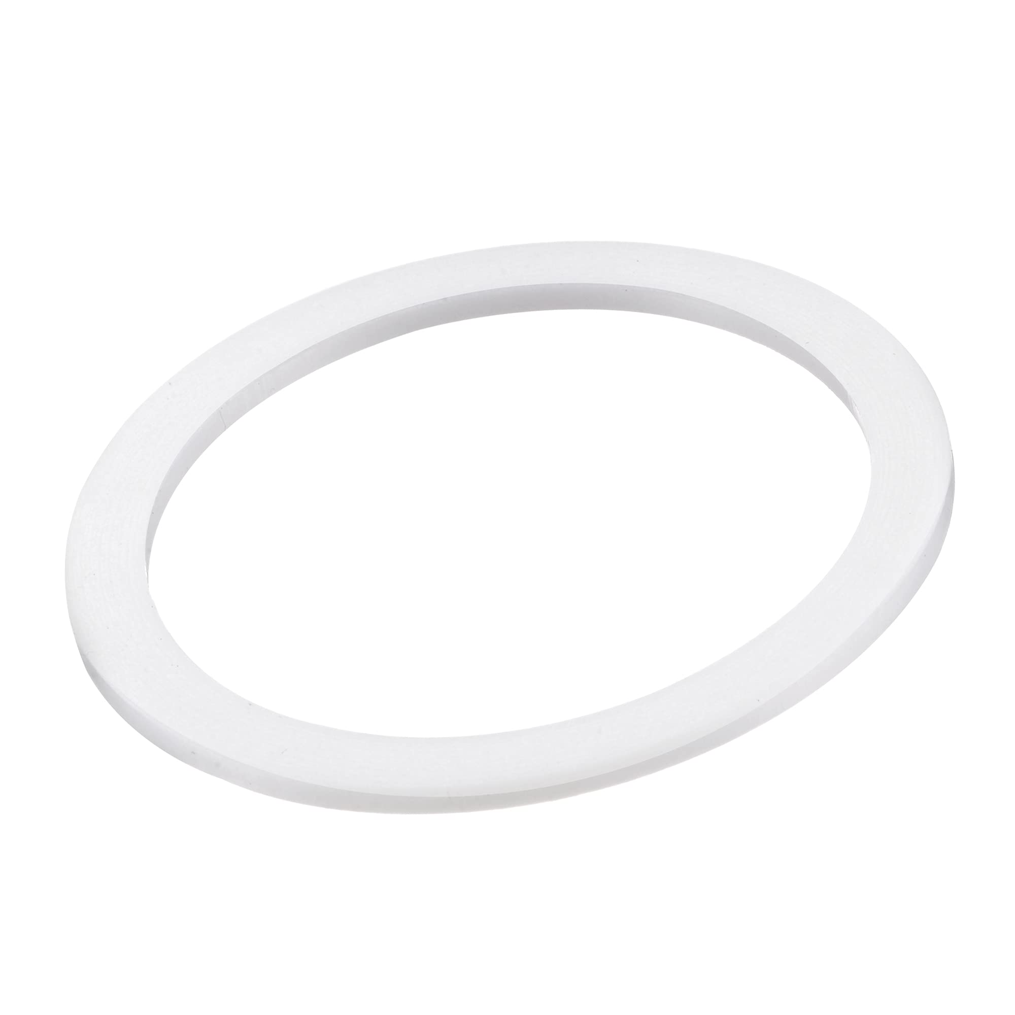 sourcing map PTFE Flat Washers 55mm OD 45mm ID 2mm Thick Flange Gasket, White Pack of 30
