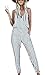 GAMISOTE Striped Bohemian Jumpsuit Sexy V-neck Strap Rompers Jumpsuit