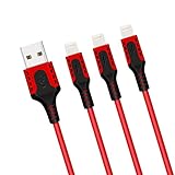 Lightning Cable,Zeuste 3-Pack 5ft/1.5M iPhone Charger iPhone Cable for iPhone 6/6s,iPhone 6/6 Plus,iPhone 7/7Plus,iPhone 5/5s,Charging Cable for iPhone Devices Gold