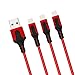 Lightning Cable,Zeuste 3-Pack 5ft/1.5M iPhone Charger iPhone Cable for iPhone 6/6s,iPhone 6/6 Plus,iPhone 7/7Plus,iPhone 5/5s,Charging Cable for iPhone Devices Gold