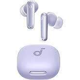 Soundcore P40i, Noise Cancelling Wireless Earbuds, Adaptive Noise Cancelling to Environments, Heavy Bass, 60H Playtime, 2-in-1 Case and Phone Stand, IPX5, Wireless Charging, Bluetooth 5.3(Renewed)