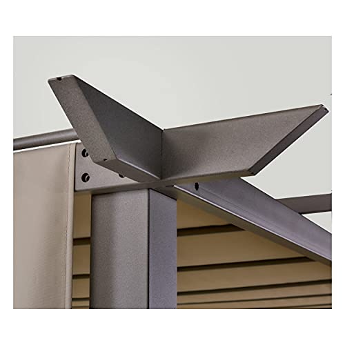 CASTLECREEK 12' x 10' Pergola Gazebo with Retractable Walls, Outdoor