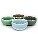 ZHAMS Kungfu Teacup,Chinese Long-Quan Celadon Teacup,Tea Set, Set of 4