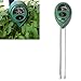 Soil Moisture Meter 3 in 1 Soil Test Kit Gardening Tools for PH Light Plant Tester for Home Farm Lawn Indoor Outdoor Soil Illuminance Tester(Green)thumb 3