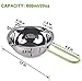 SKEMIX Stainless Steel Double Boiler Pot, 600ML Updated Melting Pot with Silicone Spatula for Melting Butter,Chocolate, Candy, Cheese and Caramel