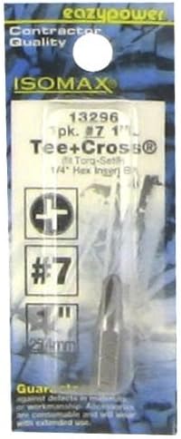 Eazypower Corp 7 Tee+Cross Bit 13296 Power Screwdriving Bits-Specialty by Eazypower