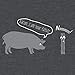 Bacon, I Am Your Father Soft Touch Tee-large Charcoal Heather